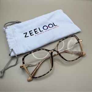 Zeelool Clear Temple Arm for Women's glasses frame, no prescription